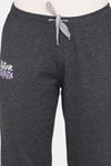 Rosaline Symmetry Knit Cotton Sleep Pyjama - Black Beauty — thumbnail 5
